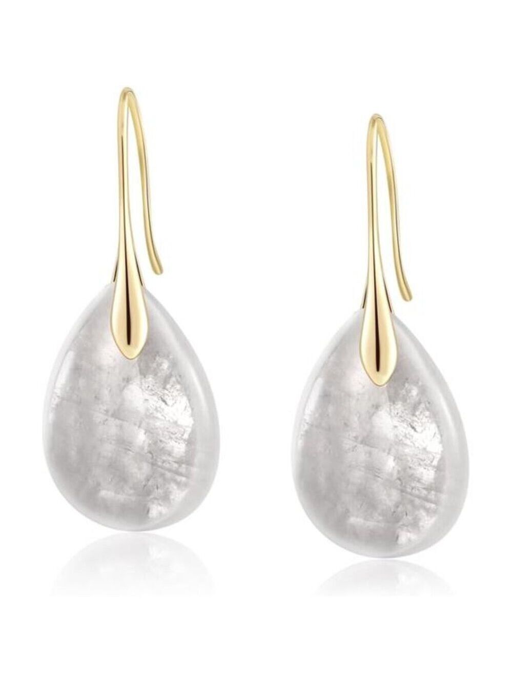 Purple Pink Agate Crystal Dangle Drop Earrings Gold Silver Tone Jewelry Gift
